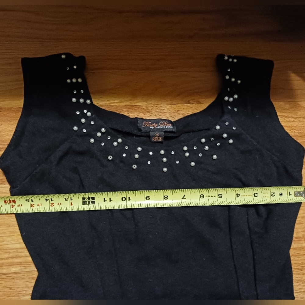 SUPER RARE TRASHY DIVA LORELEI RHINESTONE DRESS USED 10 1940S PINUP VINTAGE GLAM - Picture 13 of 13